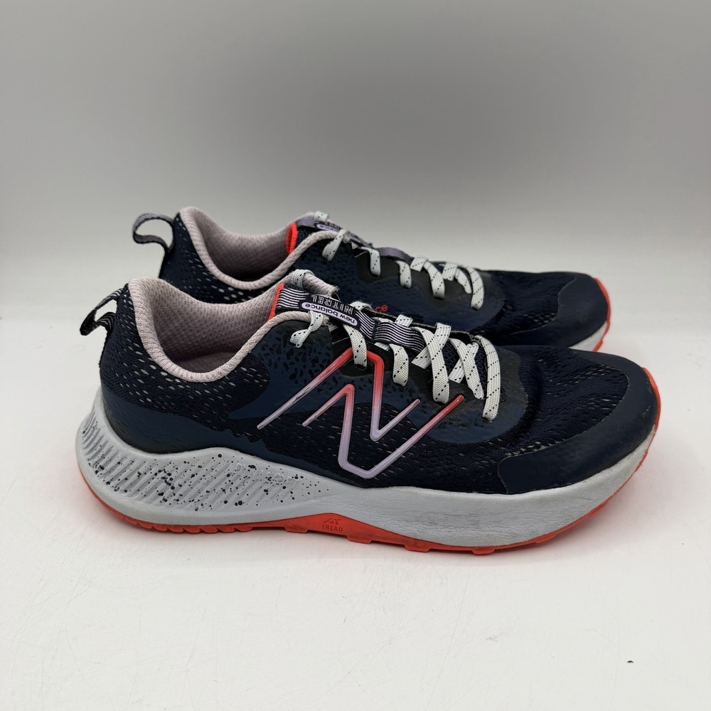 New Balance Nitrel V5 Dynasoft Trail Running Shoes Youth 5.5‎ Womens 7 Navy Blue